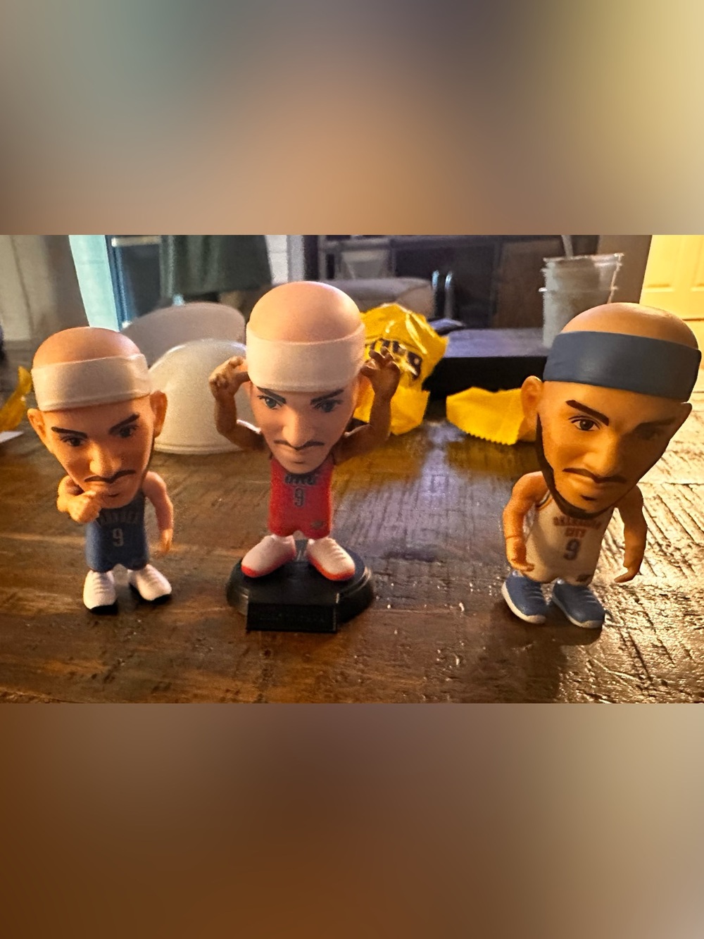 ZURU Ballers Alex Caruso OKC. All 3  Rare included .